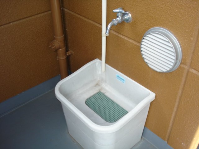 トイレ　ベランダ蛇口