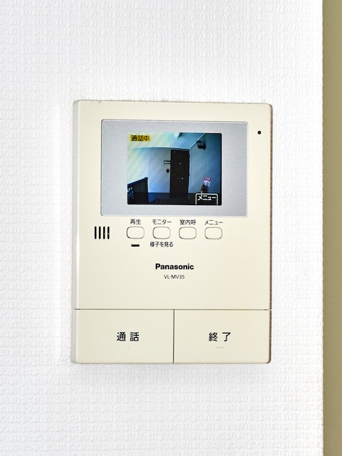 セキュリティ　カラーモニター付インターホン