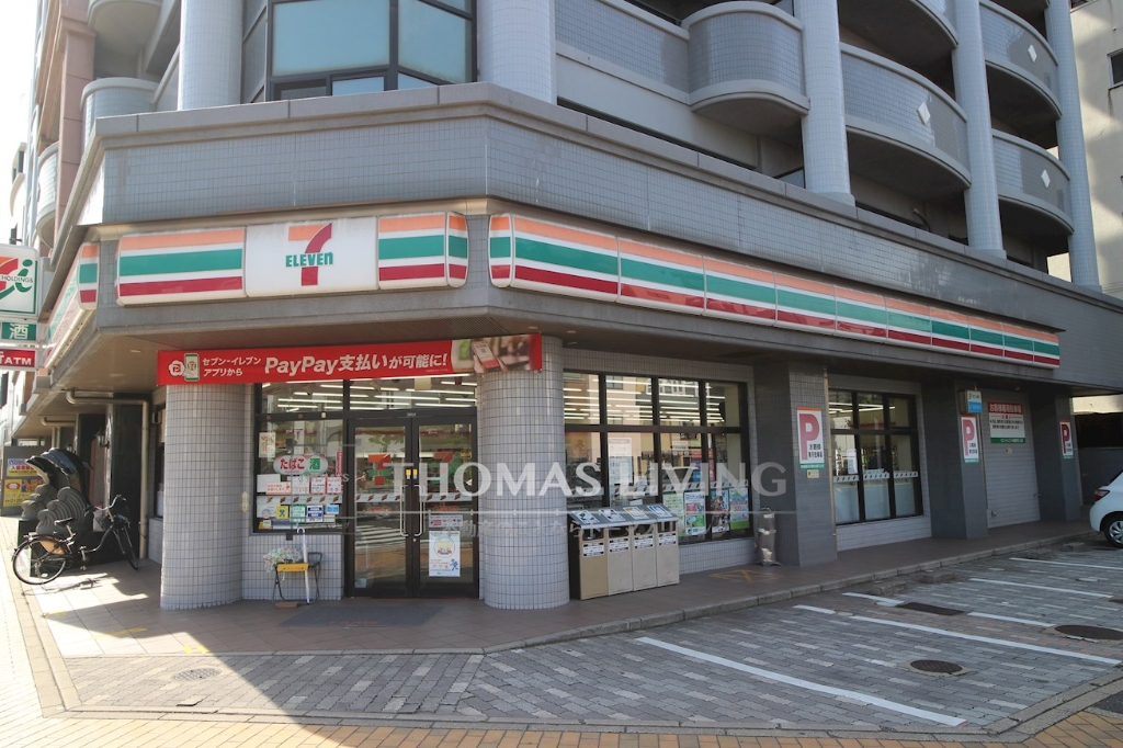 コンビニ　セブンイレブン 小倉竪町店（コンビニ）まで708m