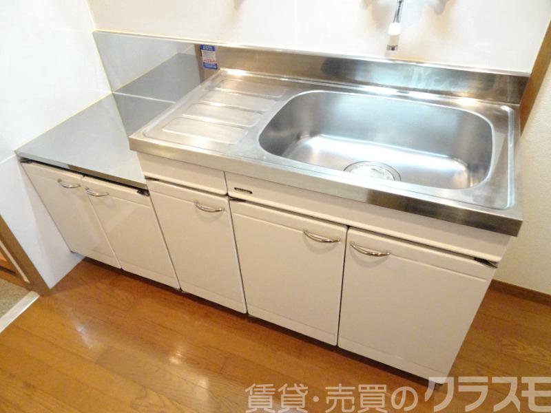 キッチン　ガスコンロ設置できます♪