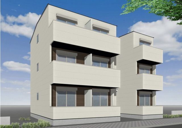 建物外観　完成パース