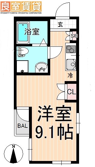 Casa Avenue Tsurumaiの間取り写真