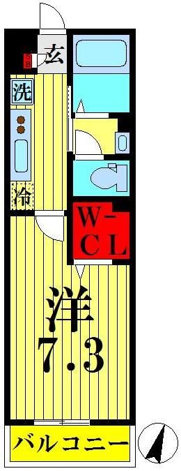 サンハイムの間取り写真