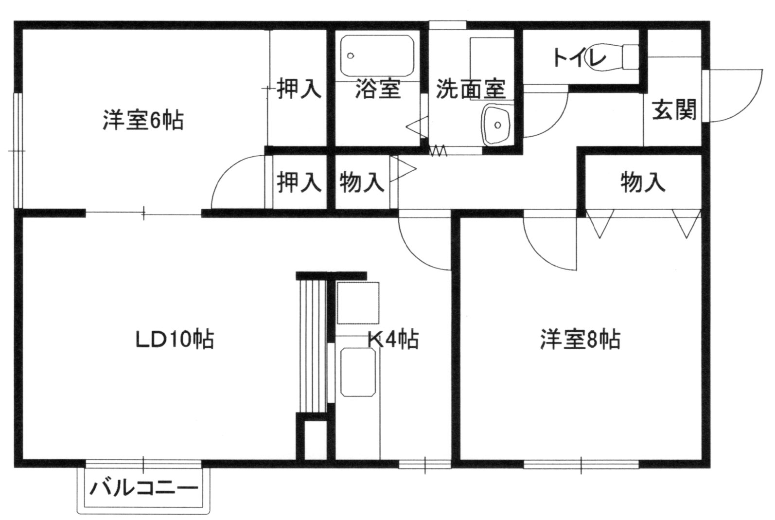 セジュール横森の間取り