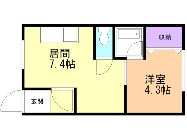 メゾンド大西１の間取り