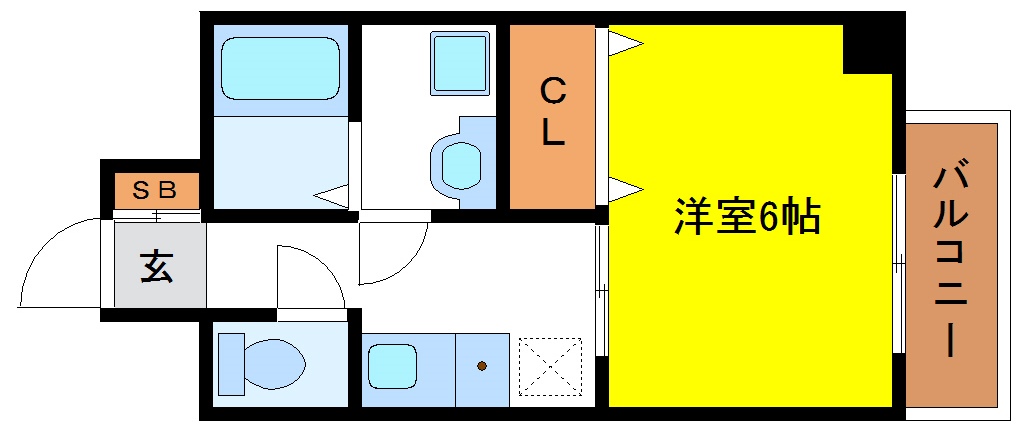 地下鉄谷町線 平野駅 徒歩2分 7階建 築19年の間取り写真