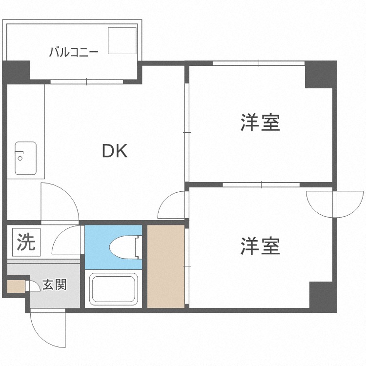 アートマンションの間取り