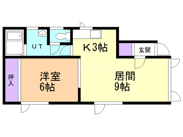 大森町1棟2戸アパートの間取り