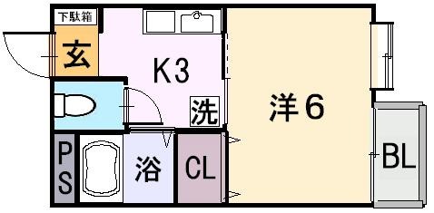 セントラルハイツIIIの間取り