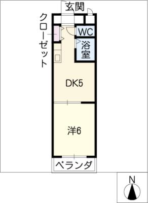 ユーゲント東海の間取り