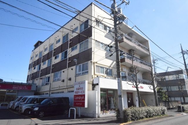 【八王子市明神町のマンションの建物外観】