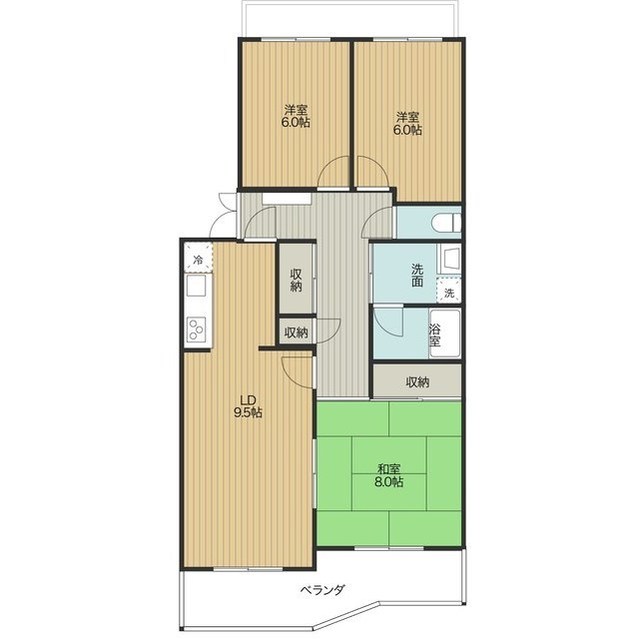 グランシア小山の間取り