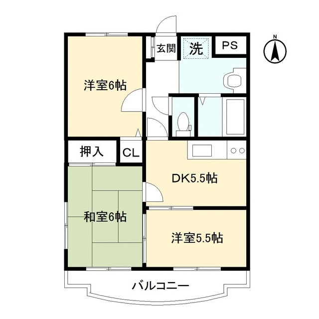 アーバン鈴木の間取り