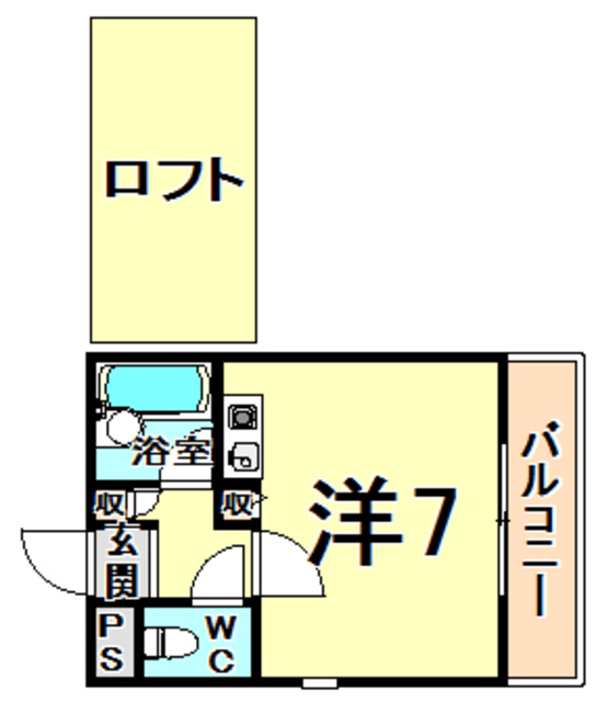 シャルマンフジ西宮弐番館の間取り