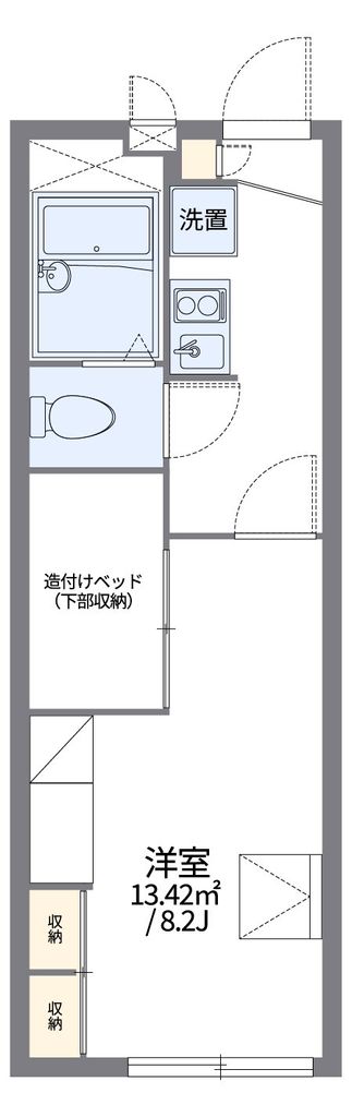 レオパレス幸良の間取り