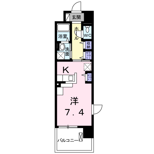 ノーブル古瀬の間取り