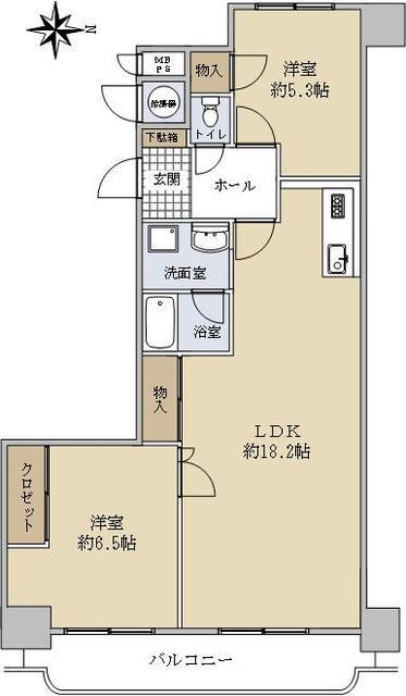 メロディハイム東船場の間取り