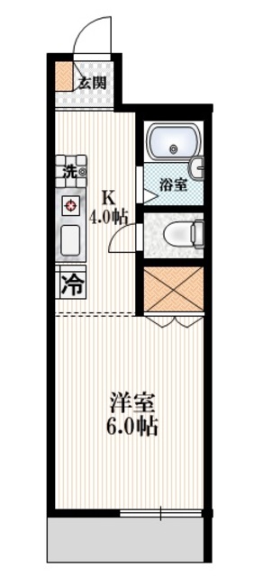 豊島区目白のマンションの間取り