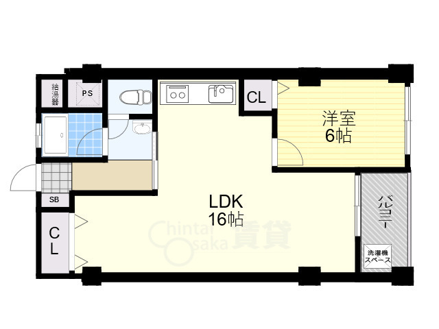 【川西市花屋敷のマンションの間取り】