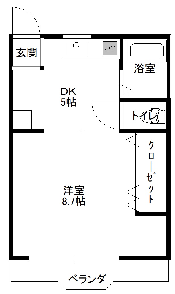 メゾン岬の間取り