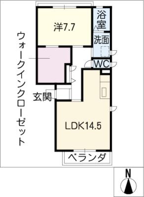 ベレオ花園の間取り