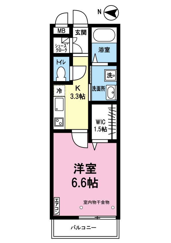 センティール中幸町の間取り