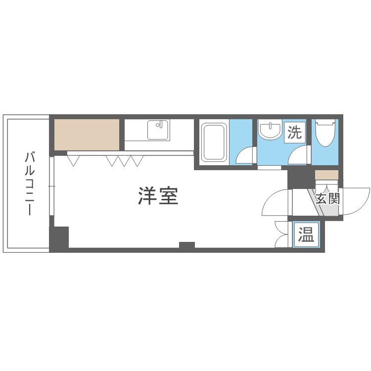 ホーリーフォート南平岸の間取り