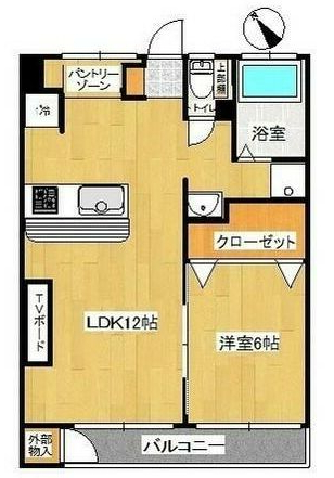 藤沢市鵠沼神明のマンションの間取り