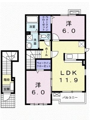 メゾン・アルモニーＡの間取り