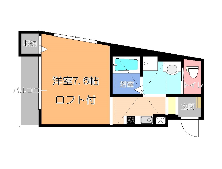 田川ハイツIIの間取り