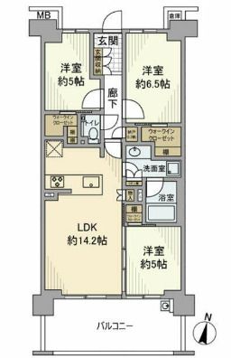 アネシア立川の間取り