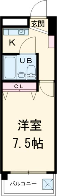 グランシャルム葛西の間取り