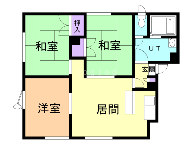 メイユール高砂四番館の間取り