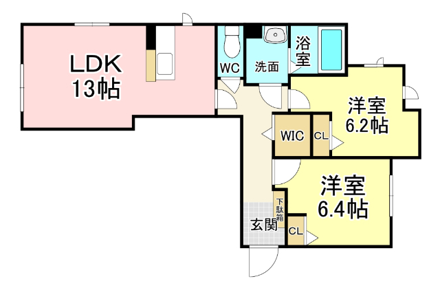 フレシール柳町の間取り