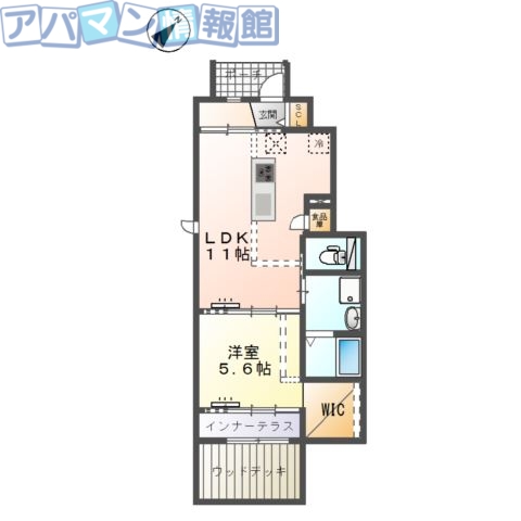 ファインシアIIの間取り