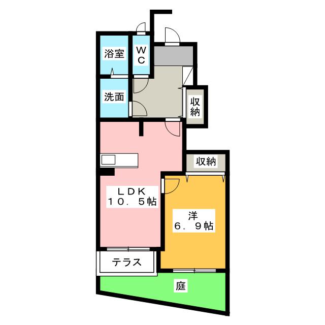 トラサ　ヒーチャの間取り