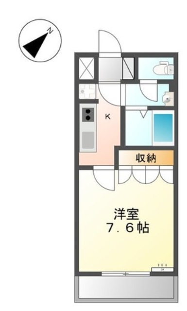 和歌山市本脇のアパートの間取り