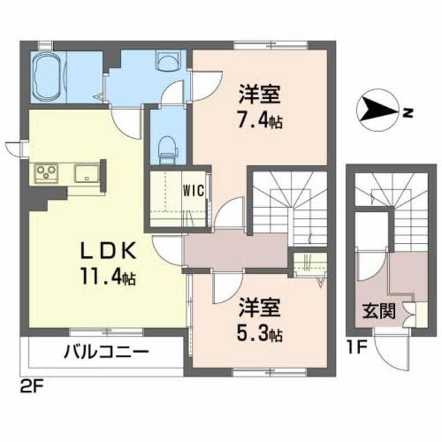 シャーメゾンサングリュの間取り