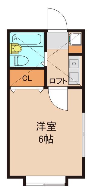 浦安市今川のアパートの間取り