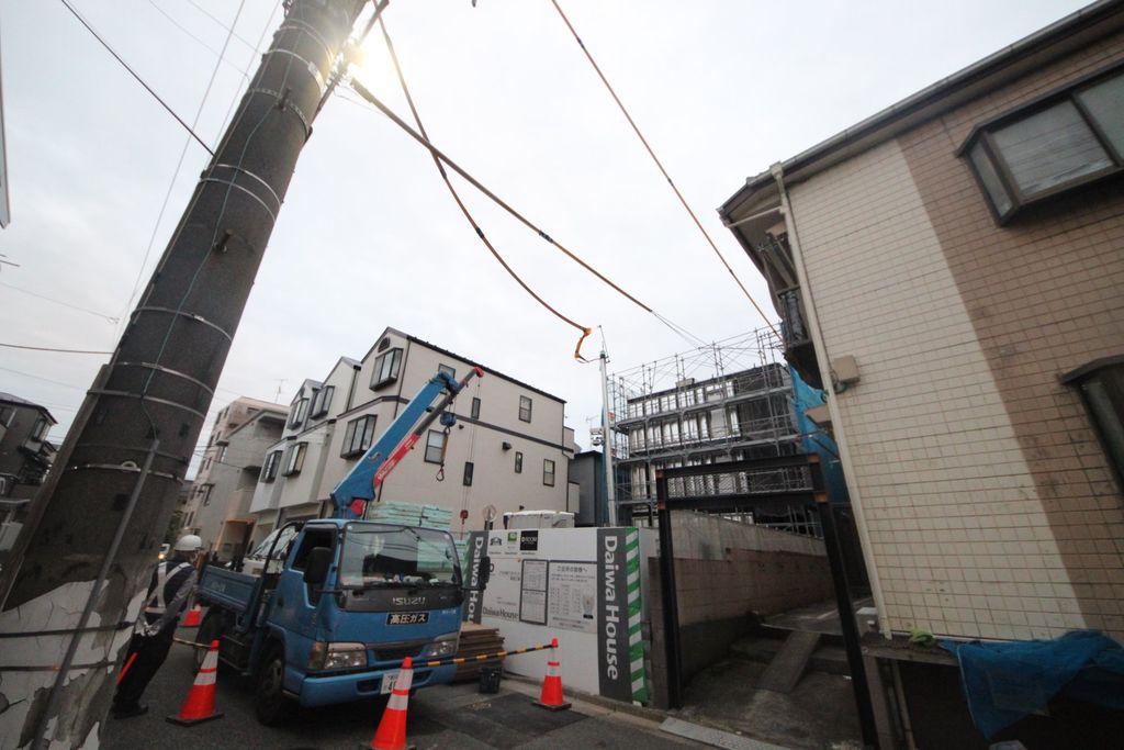 江戸川区中葛西のアパートの建物外観