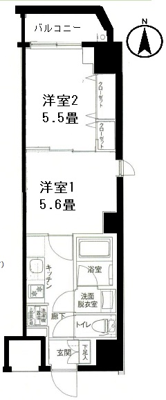 アイルプレミアム錦糸町の間取り