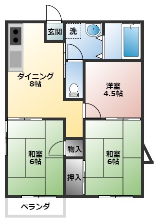 タウニィグリーンの間取り