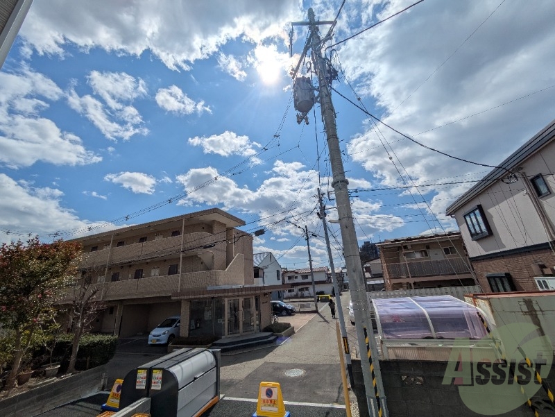 眺望　眺望です。南向きなので陽当たり良好でした。