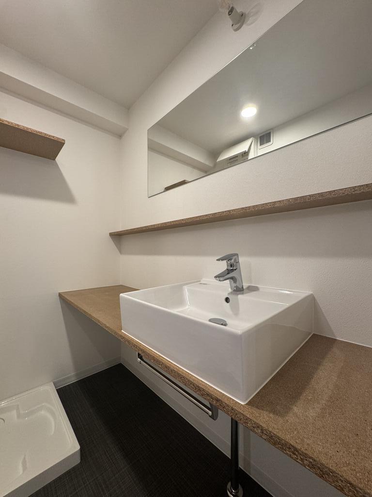 洗面設備　使いやすい独立洗面台