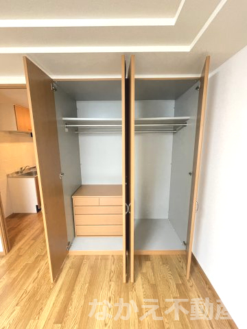 収納　ちょっとした収納スペースも充実しています