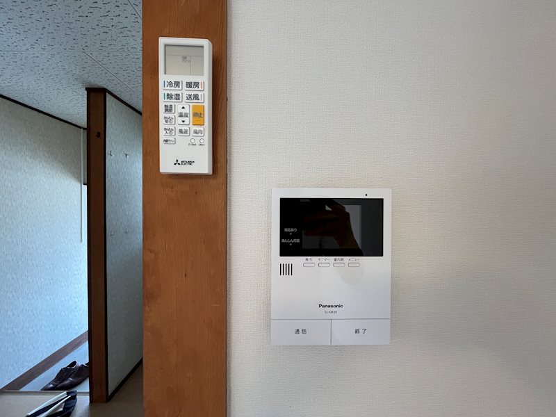 セキュリティ　モニター付ドアホン