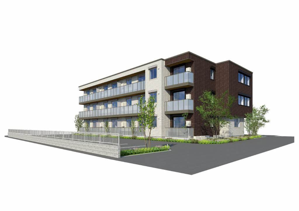 建物外観　完成予想図の為、実際の建物と異なる場合がございます。また、…