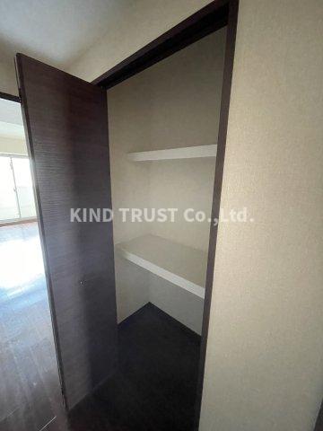 収納　たっぷりとした収納スペースです