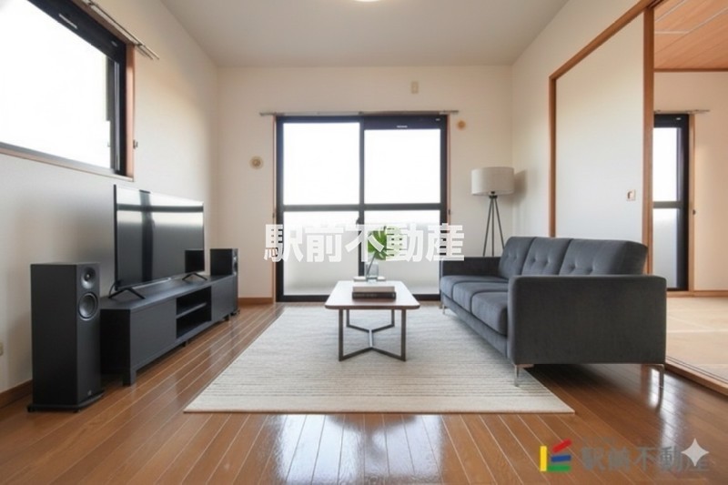 居室・リビング　写真はＣＧの為家具等はつきません