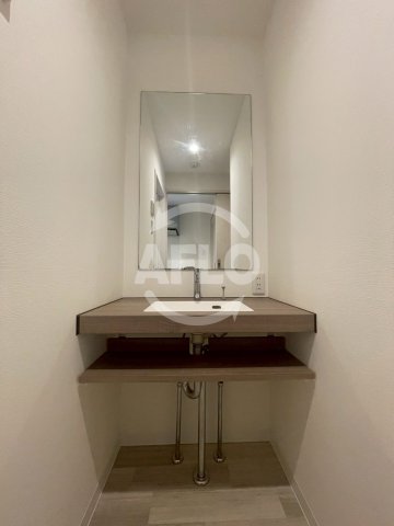 洗面設備　グリュックメゾン福島　独立洗面台